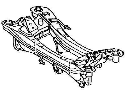 Toyota 51206-12161 Member Sub-Assembly, Rear