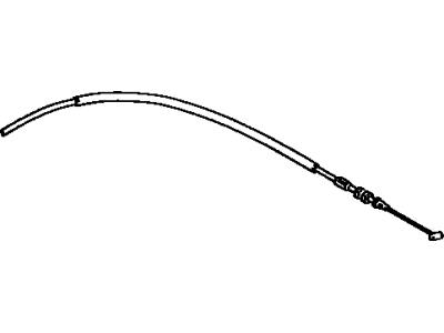 1989 Toyota Tercel Accelerator Cable - 78180-16160