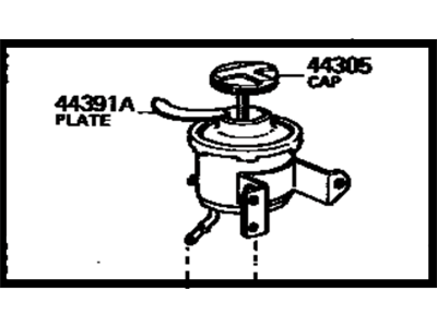 1982 Toyota Pickup Power Steering Reservoir - 44360-35020