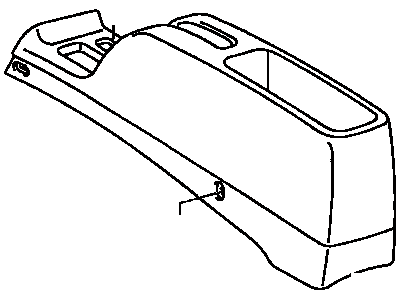 Toyota 58901-16150-E0 Box Sub-Assy, Console, Rear