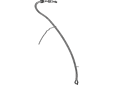 1998 Toyota Tercel Accelerator Cable - 35520-16160