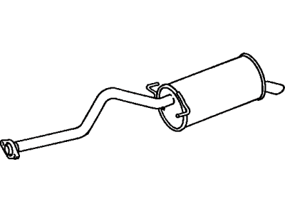 1995 Toyota Previa Exhaust Pipe - 17430-76100