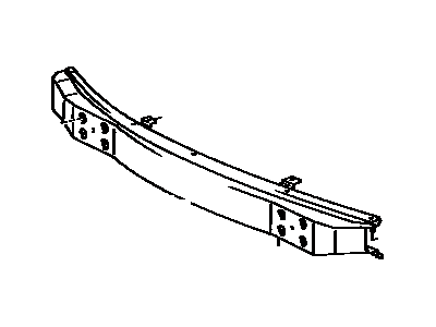 Toyota 52021-28060 Reinforcement Sub-Assembly, Front Bumper