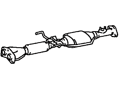 Toyota 17410-76132 Front Exhaust Pipe Assembly