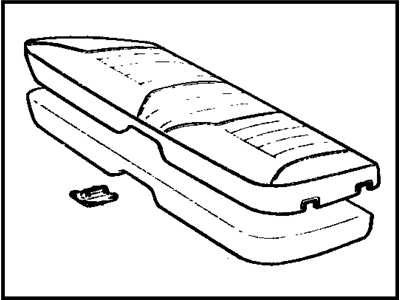 Toyota 71410-20780-02 Cushion Assembly, Front Seat