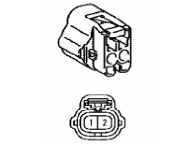 Toyota 90980-12A02 Housing, Connector F