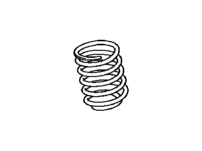 Toyota 48231-35340 Spring, Coil, Rear