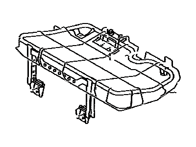 Toyota 71015-60310 Frame Sub-Assembly, Rear Seat
