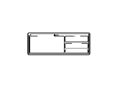 Toyota 36369-35690 Label, Transfer CAUT