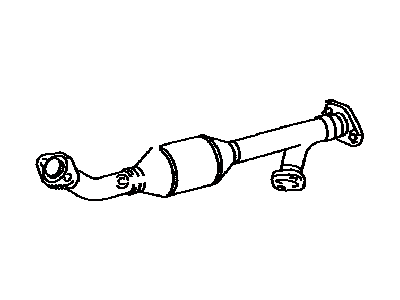 Toyota 17410-31A10 Front Exhaust Pipe Assembly