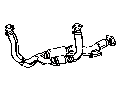 1993 Toyota Camry Exhaust Pipe - 17410-74860