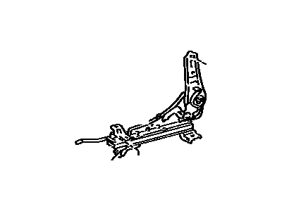 Toyota 72012-33031 Adjuster Sub-Assy, Front Seat, Outer LH