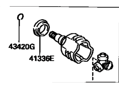 1998 Toyota Camry CV Joint - 43040-06020