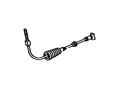 Toyota 46410-33020 Cable Assembly, Parking Brake