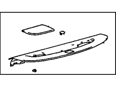 Toyota 64330-33080-W0 Panel Assembly, Package Tray Trim