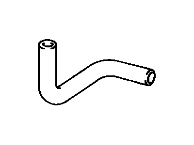 Toyota 87245-90K29 Hose, Rear Heater Water Outlet, E