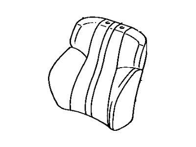 Toyota 71073-2G810-A0 Front Seat Back Cover, Left(For Separate Type)