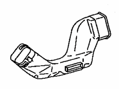 Toyota 55844-20320 Duct, Heater To Register