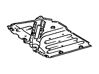 Toyota 77631-20080 Protector, Fuel Tank, Lower Center