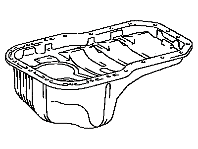 Toyota 12101-74150 Pan Sub-Assembly, Oil