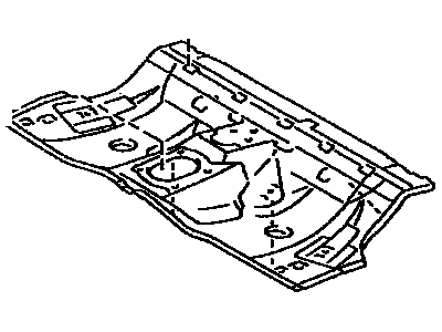 1994 Toyota Celica Floor Pan - 58211-20370