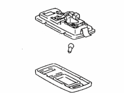 Toyota 81260-20220-A0 Lamp Assembly, Map