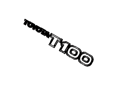 Toyota 75427-34010 Front Door Name Plate