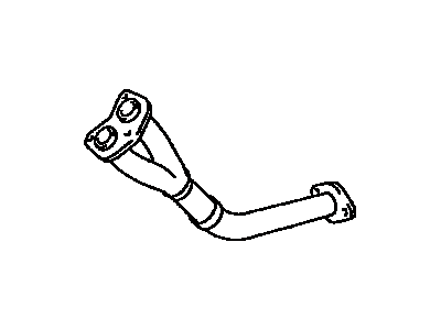 Toyota 17410-0W030 Front Exhaust Pipe Assembly