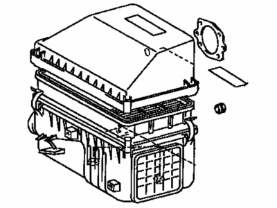 1996 Toyota T100 Air Filter Box - 17700-75070