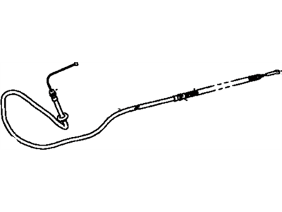 Toyota 46410-34040 Cable Assembly, Parking Brake