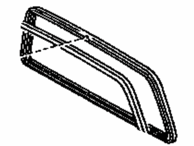 Toyota 64808-34011 Channel Sub-Assy, Back Window Slide Glass