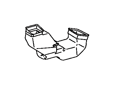 Toyota 55844-04080 Duct, Heater To Register