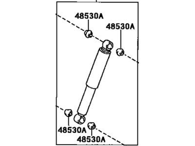 1998 Toyota Tacoma Shock Absorber - 48531-09043