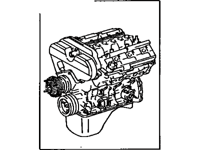 Toyota 19000-62240 Engine Assembly, Partial