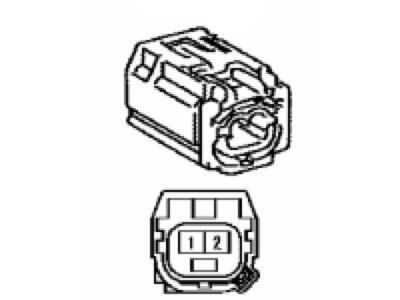 Toyota 90980-12490 Housing, Connector F