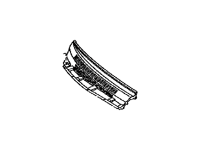 Toyota 55708-52161 LOUVER Sub-Assembly, Cow