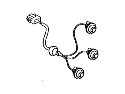 Toyota 81555-1A830 Socket & Wire Rear Com