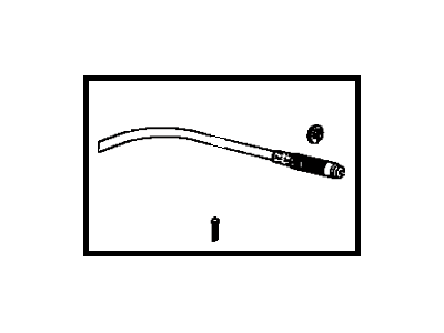 1984 Toyota Starlet Clutch Cable - 31340-19275
