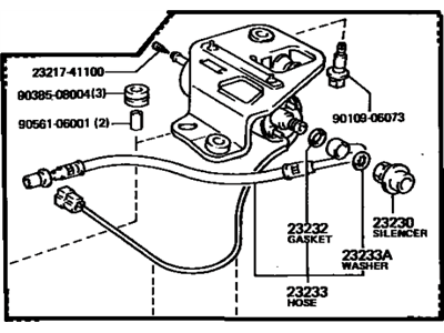 Toyota Starlet Fuel Pump - 23210-13020