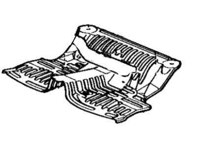Toyota 58211-10111 Pan Sub-Assembly, Center Floor
