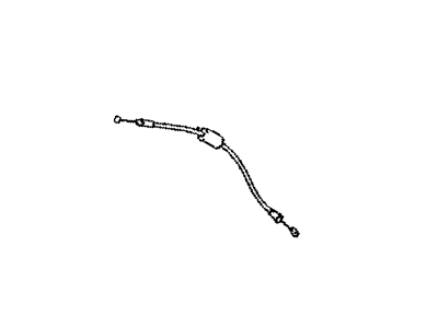 Toyota 69710-52200 Cable Assembly, Front Door