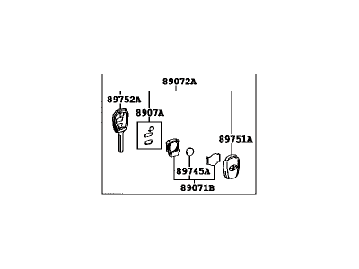 Toyota 89070-35170 Transmitter Assembly, Do