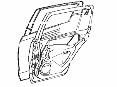 Toyota 67004-52460 Panel Sub-Assembly, Rear D