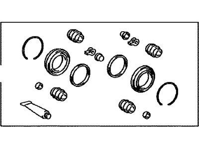 Toyota 04478-52100 Cylinder Kit, Front Dis