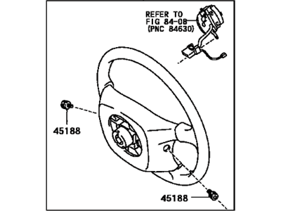 Toyota 45100-07150-A1 Wheel Assembly, Steering