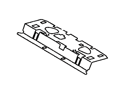 Toyota 64165-AC010 Cover, Upper Back Panel Hole