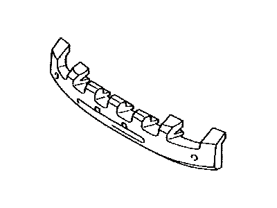 Toyota 52611-02070 Absorber, Front Bumper Energy