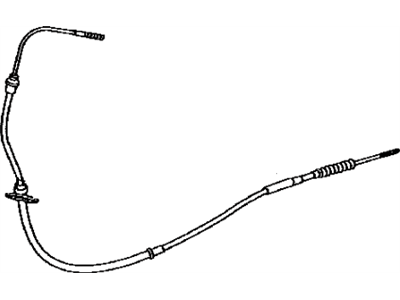 Toyota 46410-0C010 Cable Assembly, Parking Brake