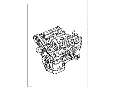 Toyota 19000-0S011 Engine Assembly, Partial