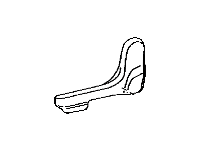 Toyota 71396-0C010-B0 Cover, Center Seat Hinge, LH